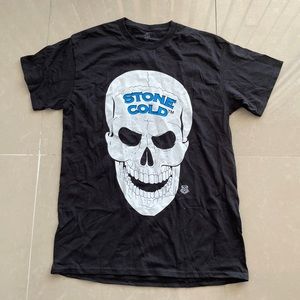 WWE Stone Cold Steve Austin 3:16 Skull Logo Black Adult T-Shirt NEW No Tag